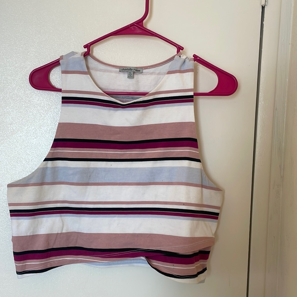 Charlotte Russe pink tank top